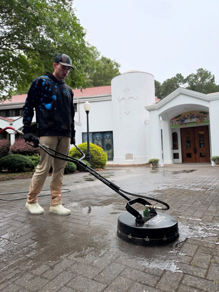 Power Washing Driveway