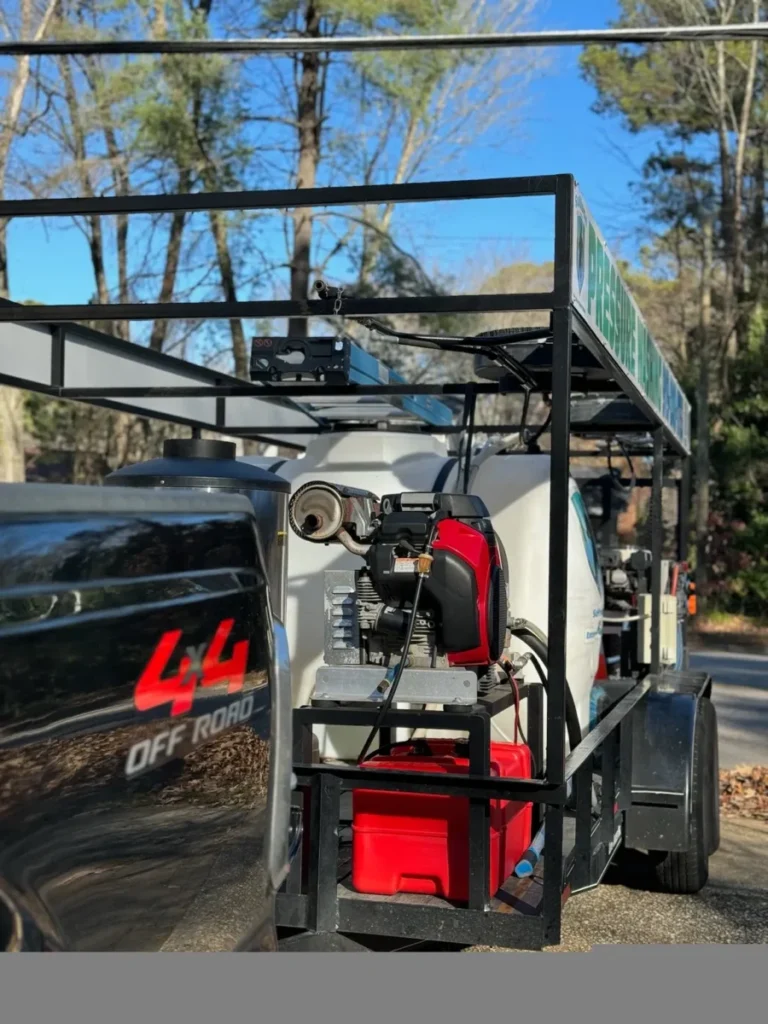 Pressure washing equipment