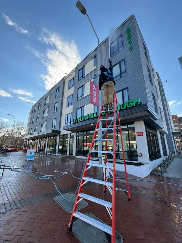 Pressure washing